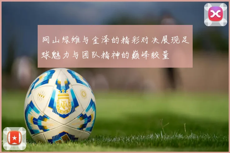 网山绿雉与金泽的精彩对决展现足球魅力与团队精神的巅峰较量